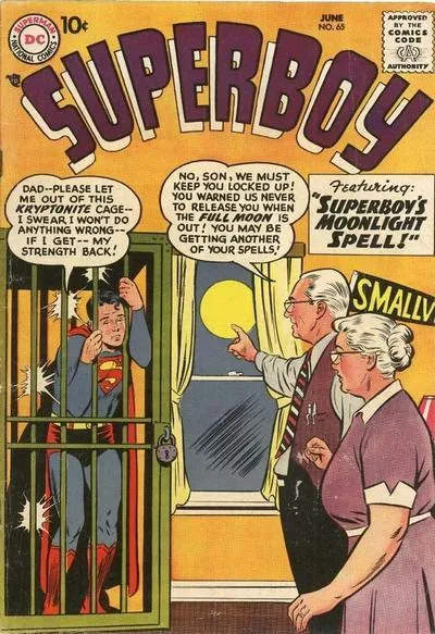 Cover of Superboy #65