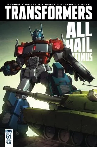 Cover of The Transformers #51