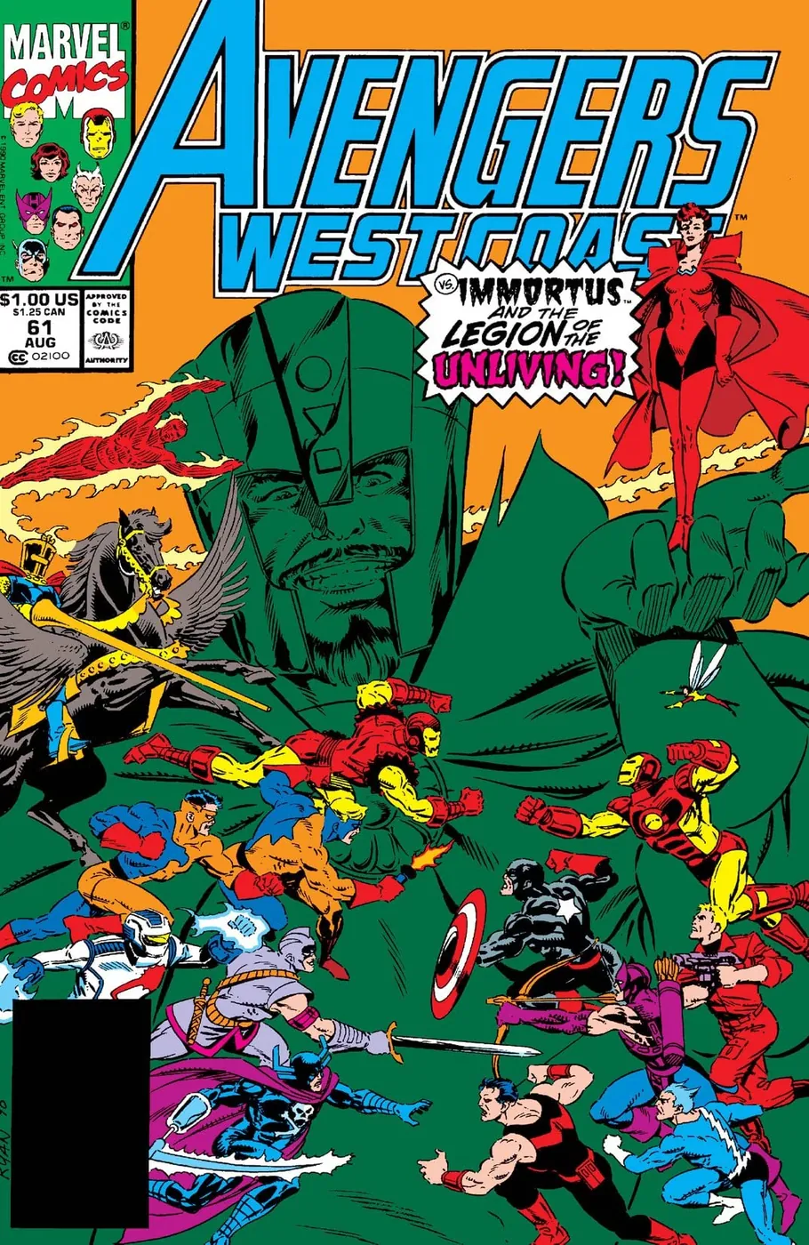 Cover of Avengers West Coast #61