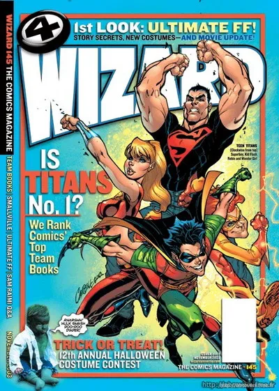 Cover of Wizard: The Comics Magazine #145