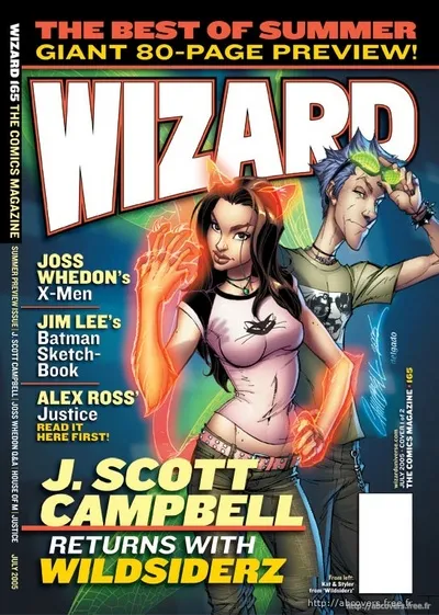 Cover of Wizard: The Comics Magazine #165