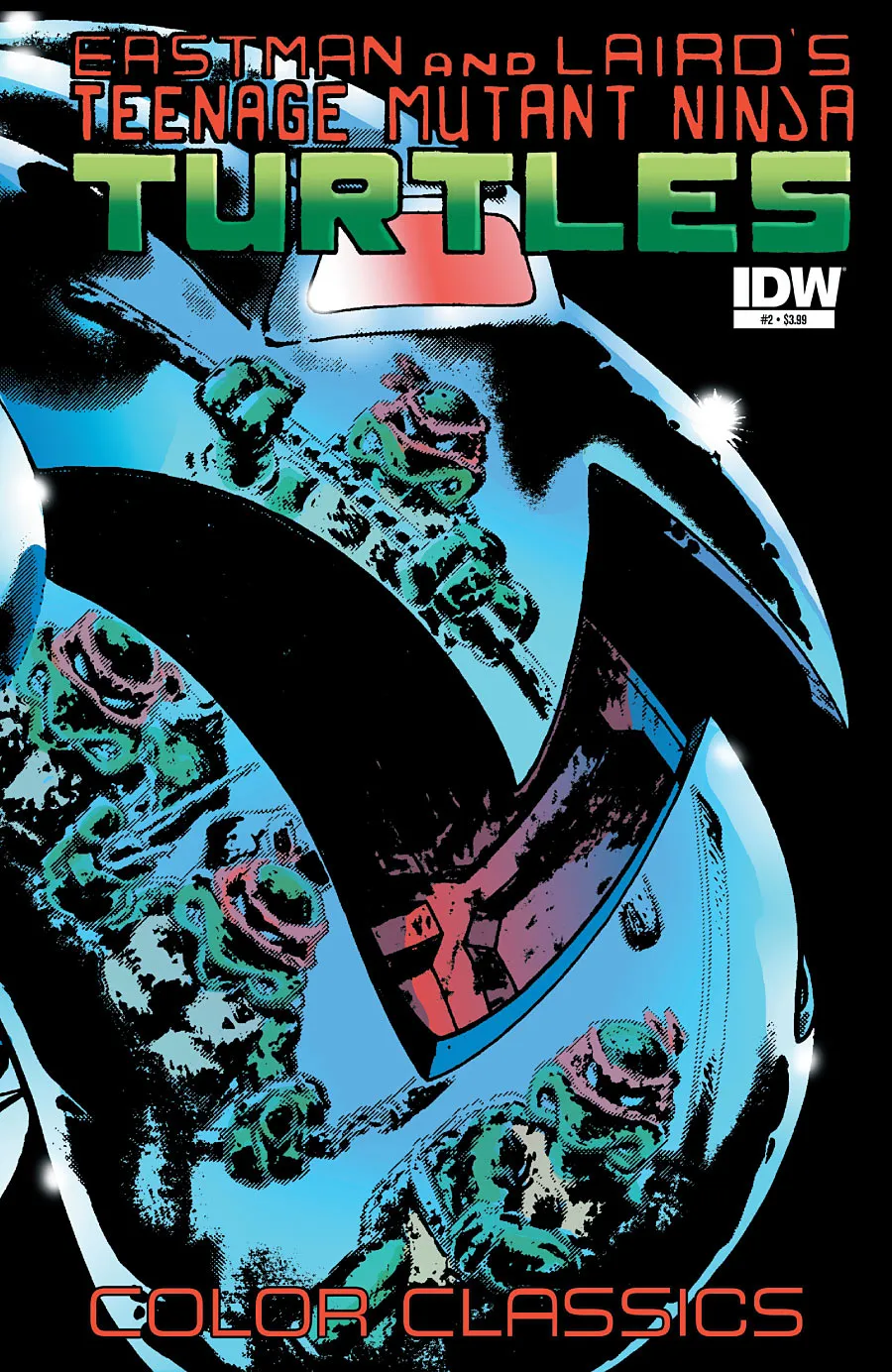 Cover of Teenage Mutant Ninja Turtles Color Classics #2