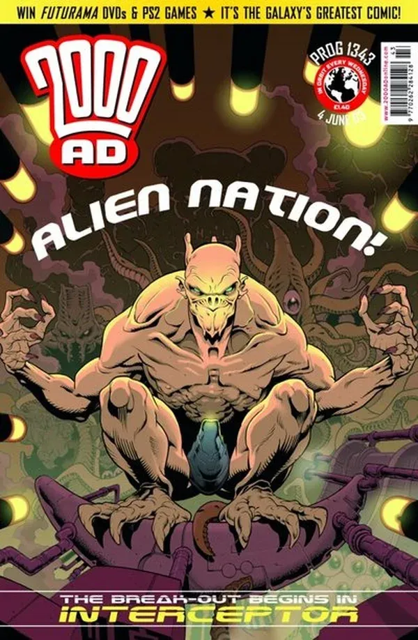 Cover of 2000 AD #1343