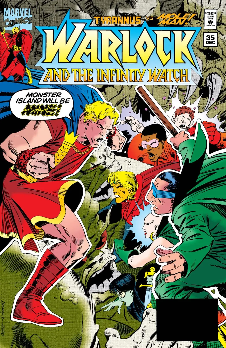 Cover of Warlock and the Infinity Watch #35
