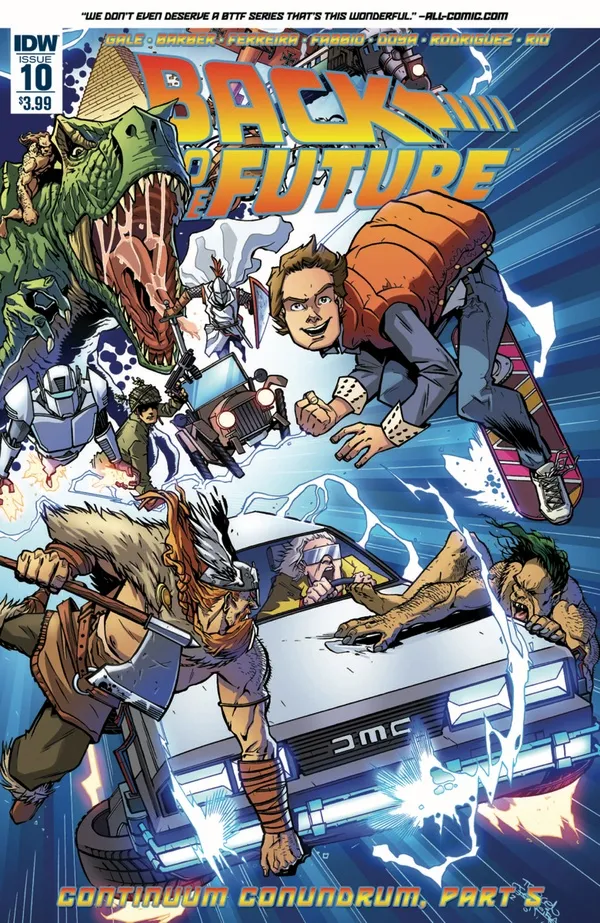 Cover of Back to the Future #10