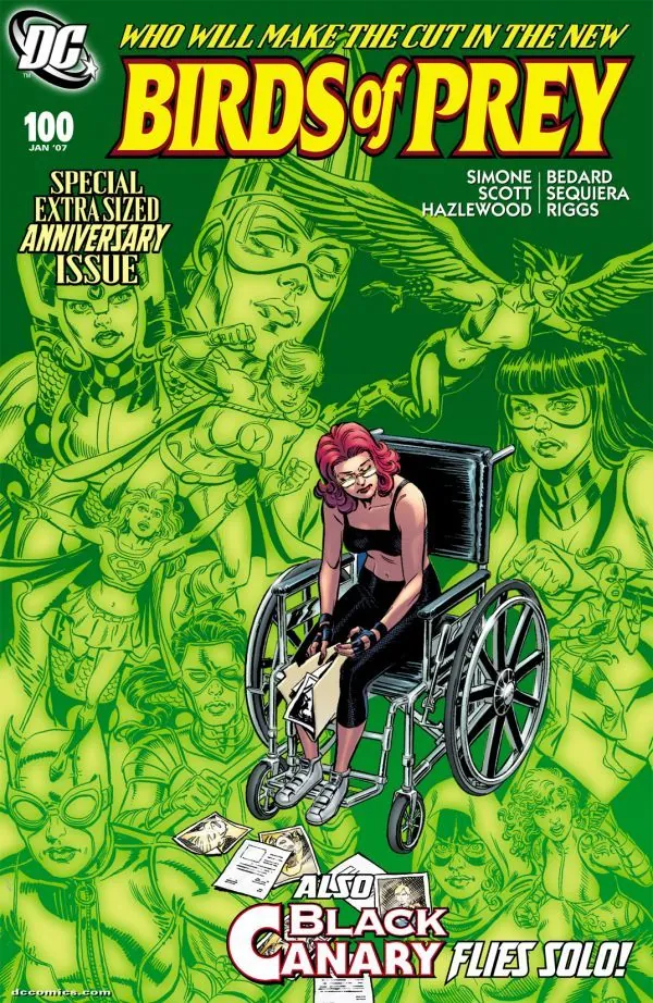 Cover of Birds of Prey #100