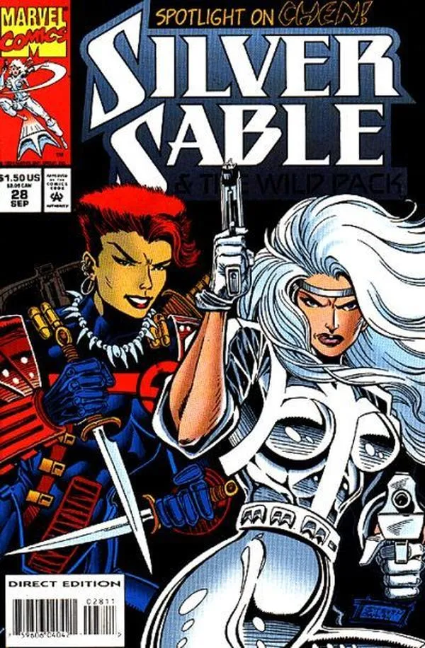 Cover of Silver Sable and the Wild Pack #28