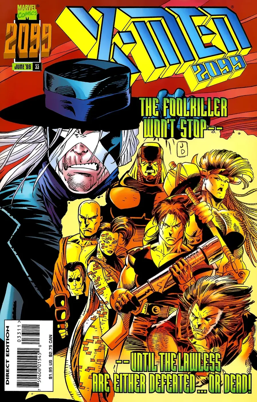 Cover of X-Men 2099 #33