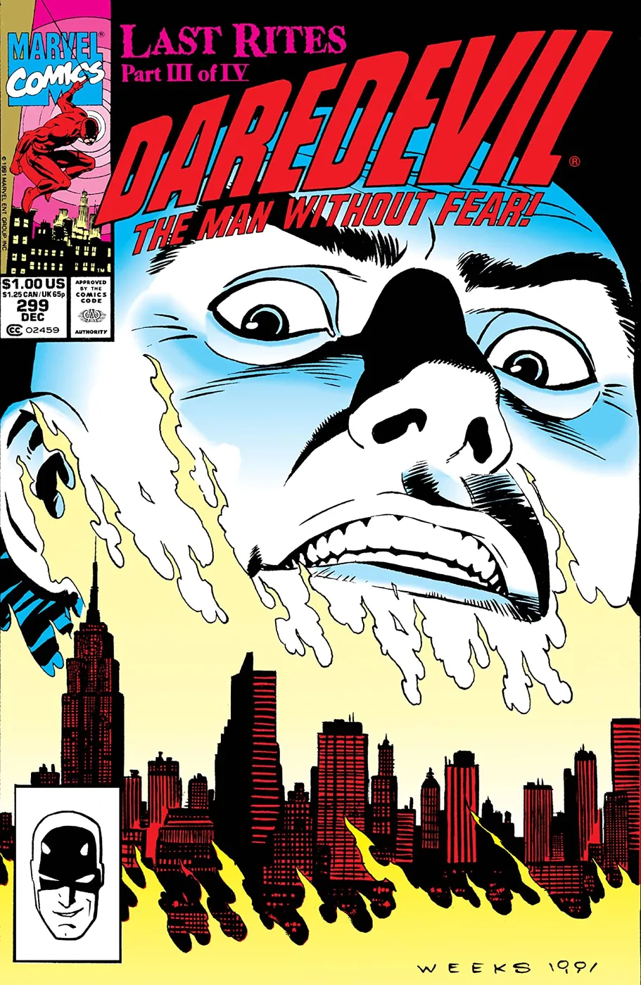 Cover of Daredevil #299