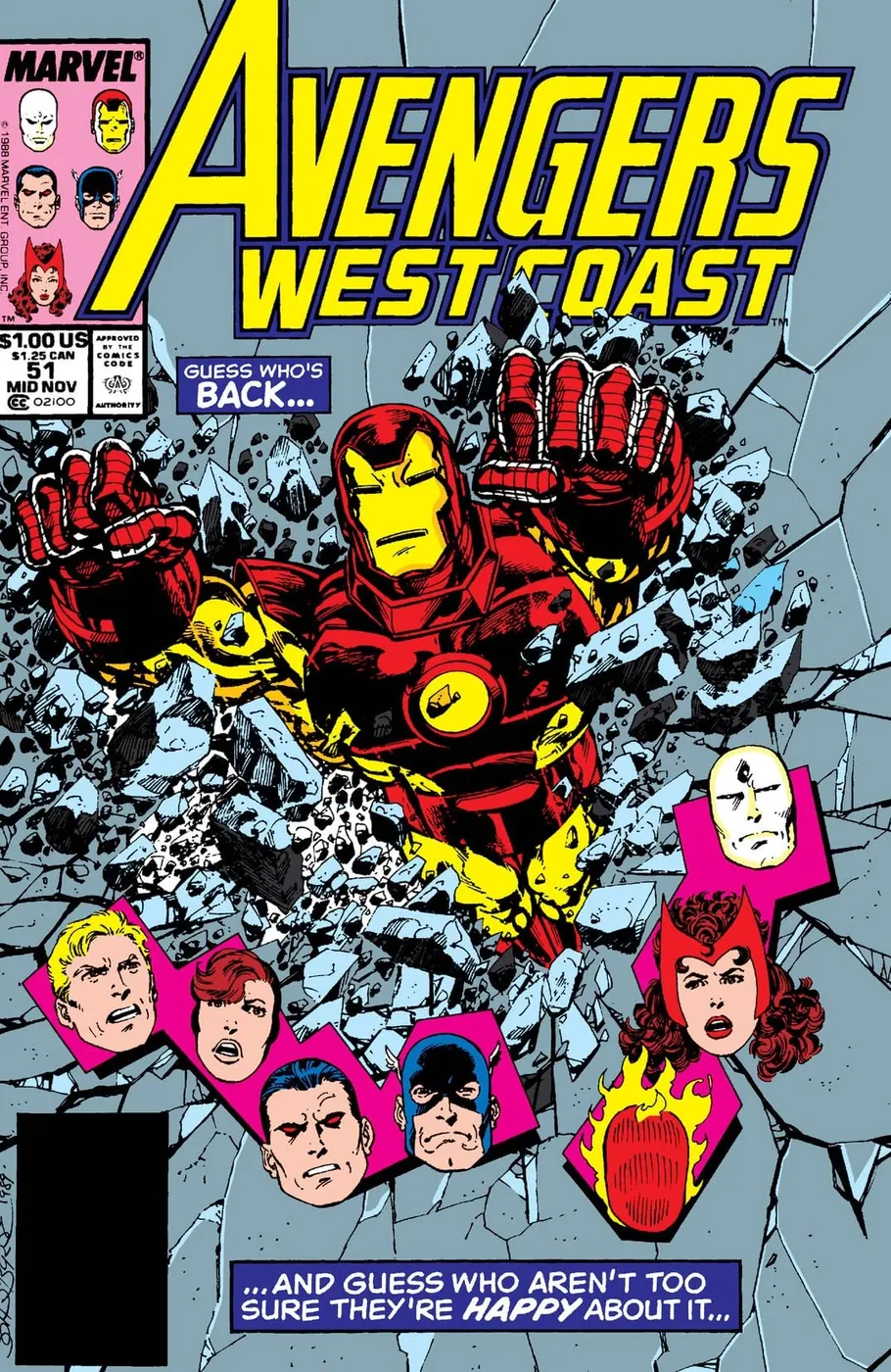 Cover of Avengers West Coast #51