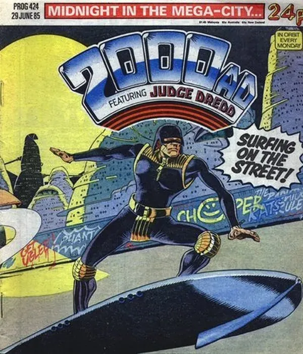 Cover of 2000 AD #424
