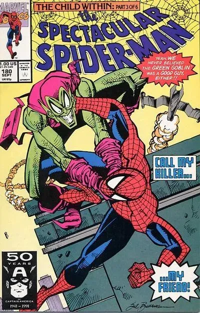 Cover of The Spectacular Spider-Man #180