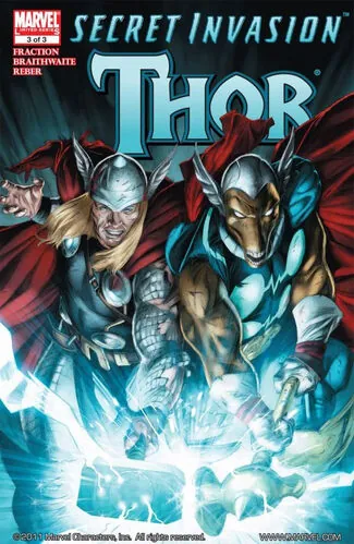 Cover of Secret Invasion: Thor #3