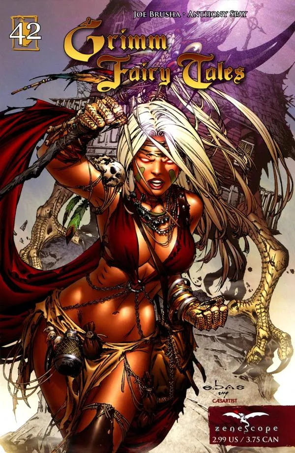 Cover of Grimm Fairy Tales #42