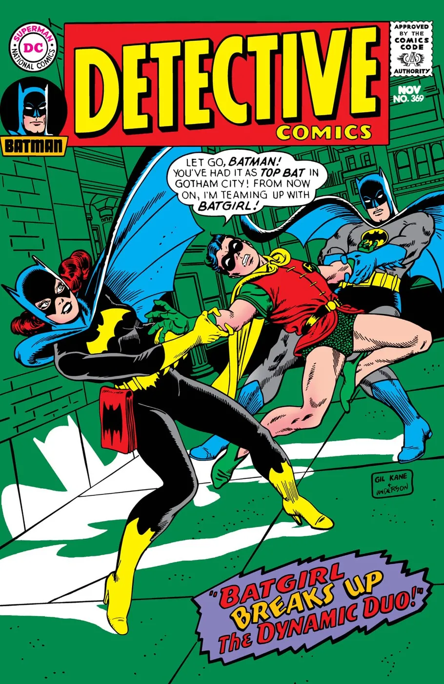 Cover of Detective Comics #369