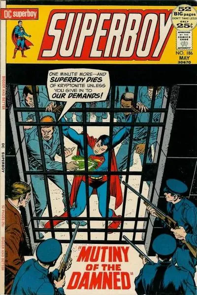 Cover of Superboy #186