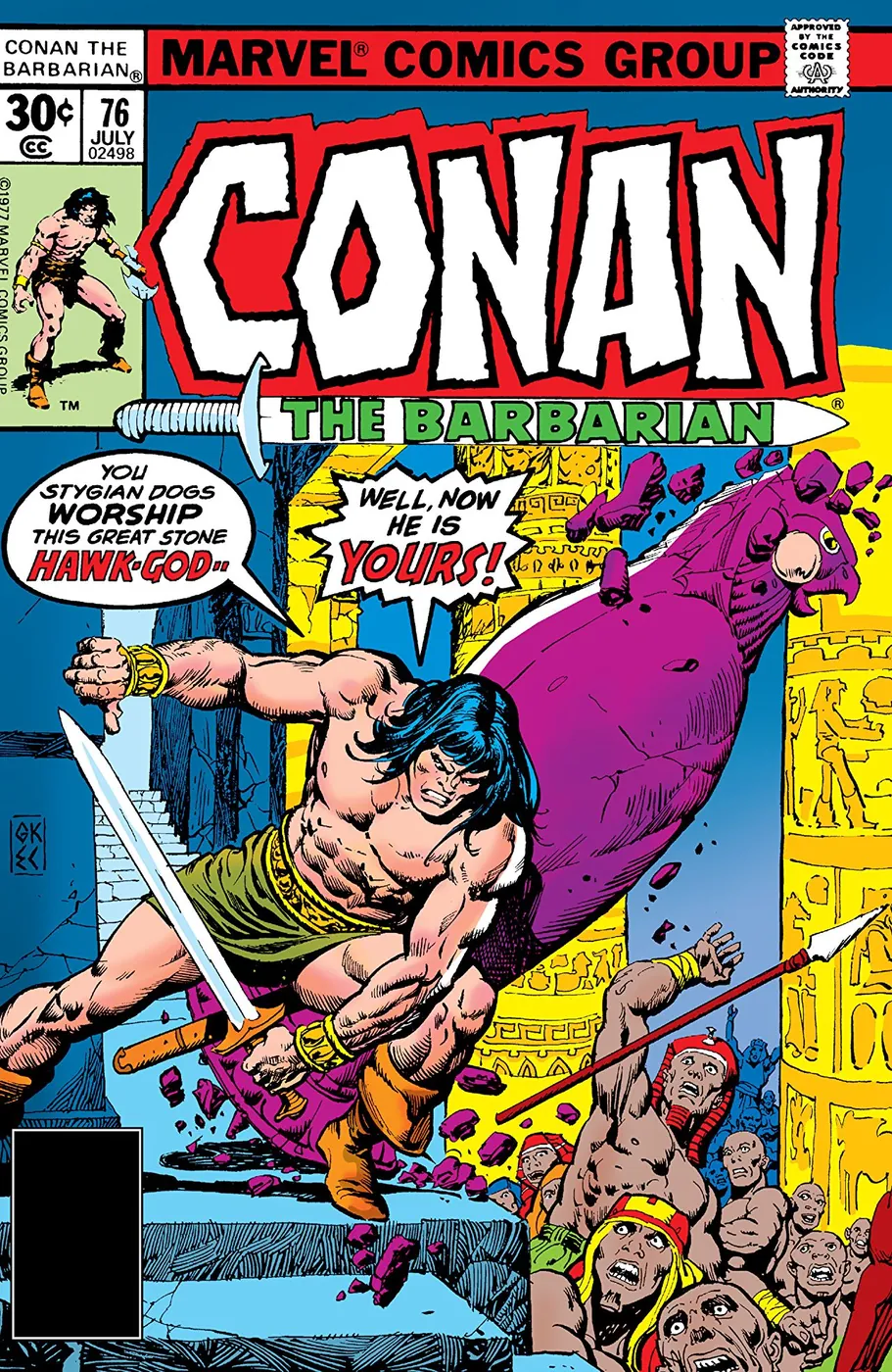 Cover of Conan the Barbarian #76