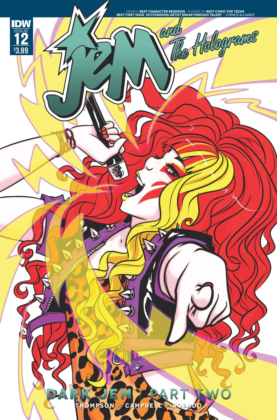 Cover of Jem and the Holograms #12
