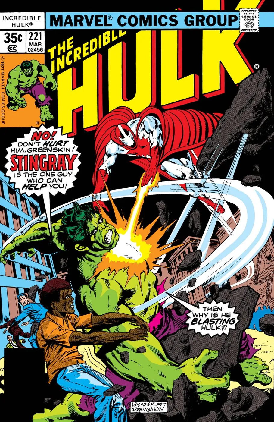 Cover of The Incredible Hulk #221