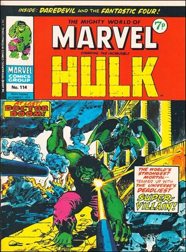 Cover of The Mighty World of Marvel #114