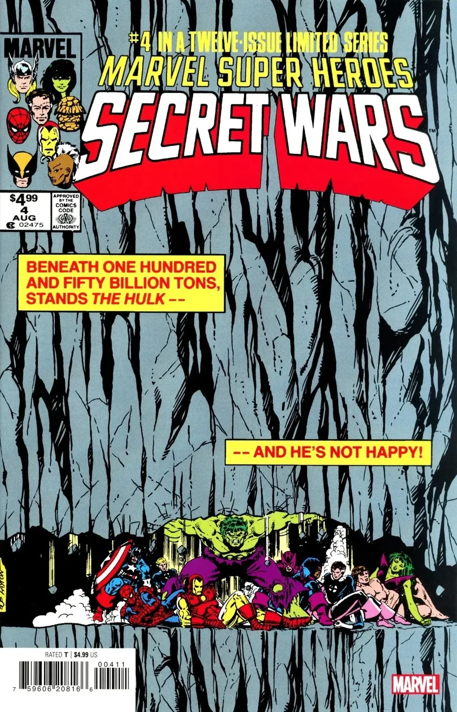 Cover of Marvel Super-Heroes Secret Wars #4