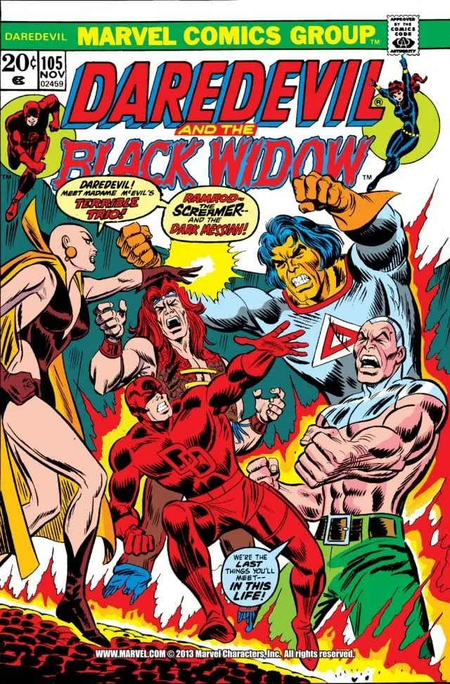 Cover of Daredevil #105