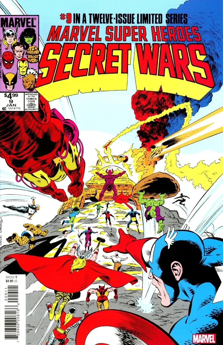 Cover of Marvel Super-Heroes Secret Wars #9