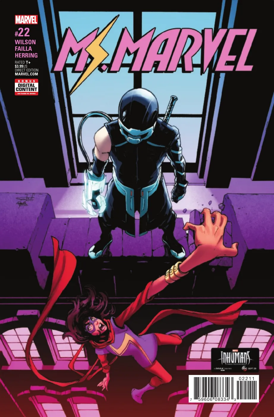 Cover of Ms. Marvel #22