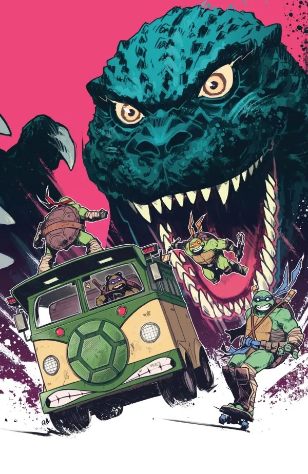 Cover of Teenage Mutant Ninja Turtles [TMNT] x Godzilla #3