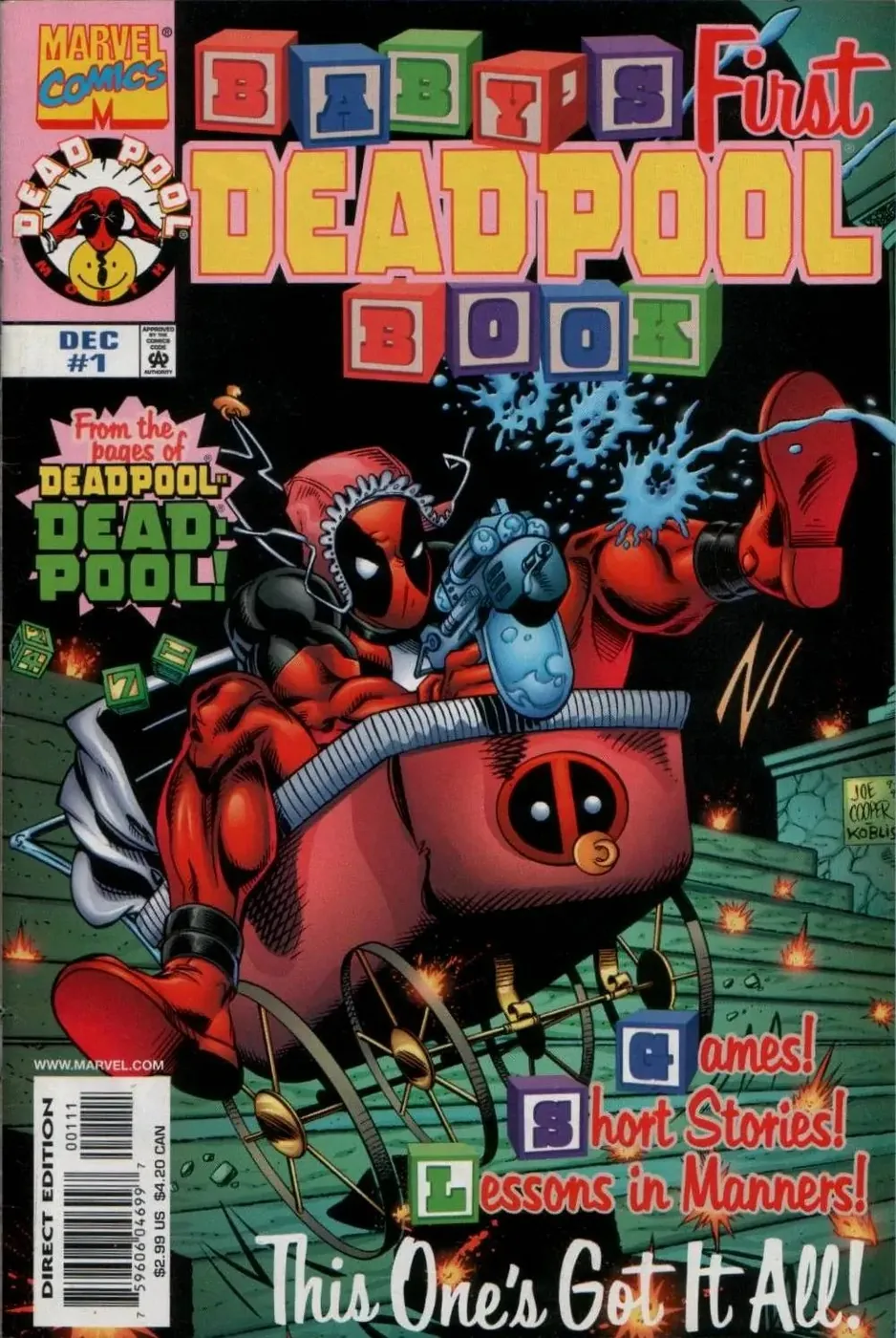 Cover of Baby's First Deadpool Book #1