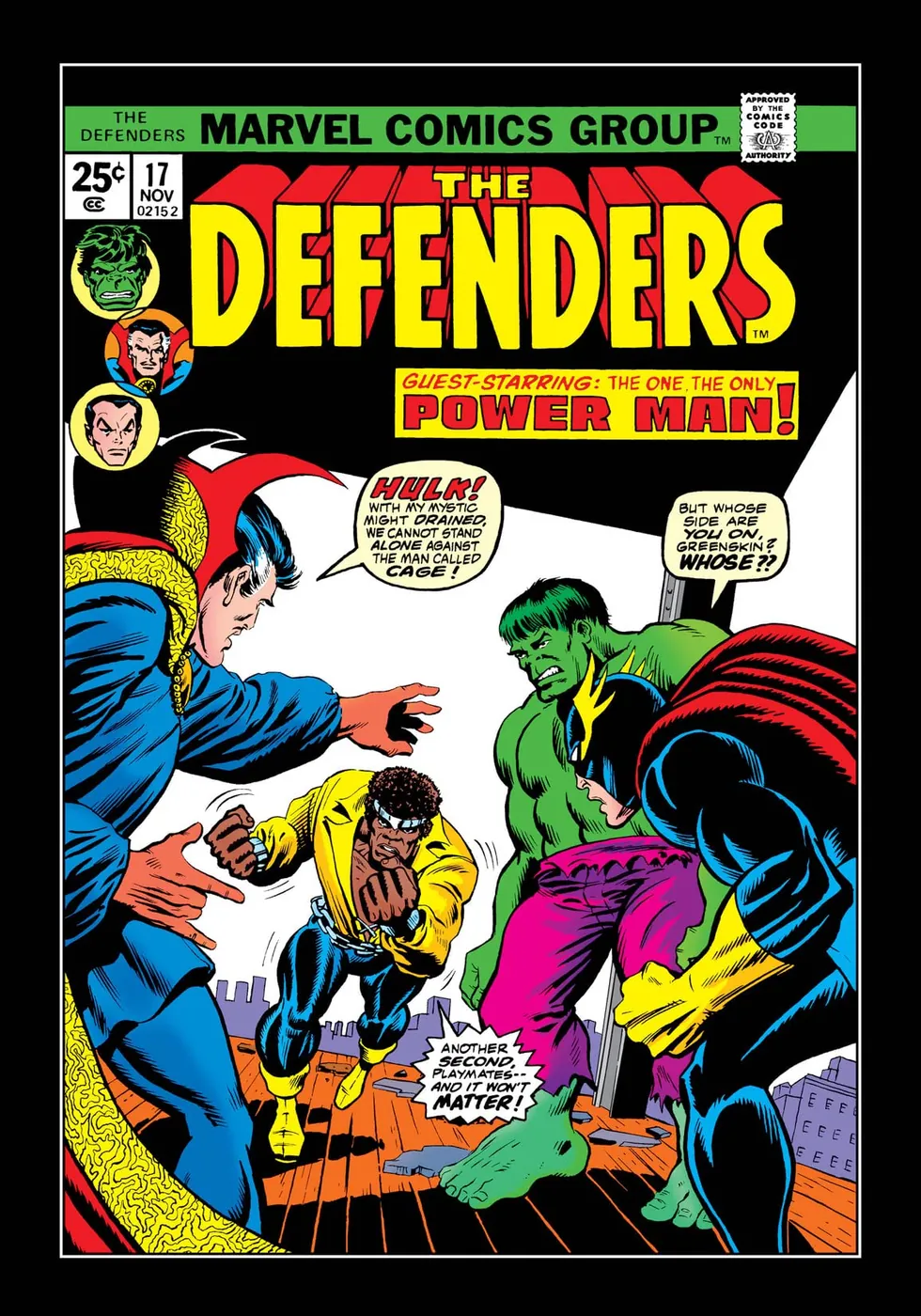 Cover of The Defenders #17