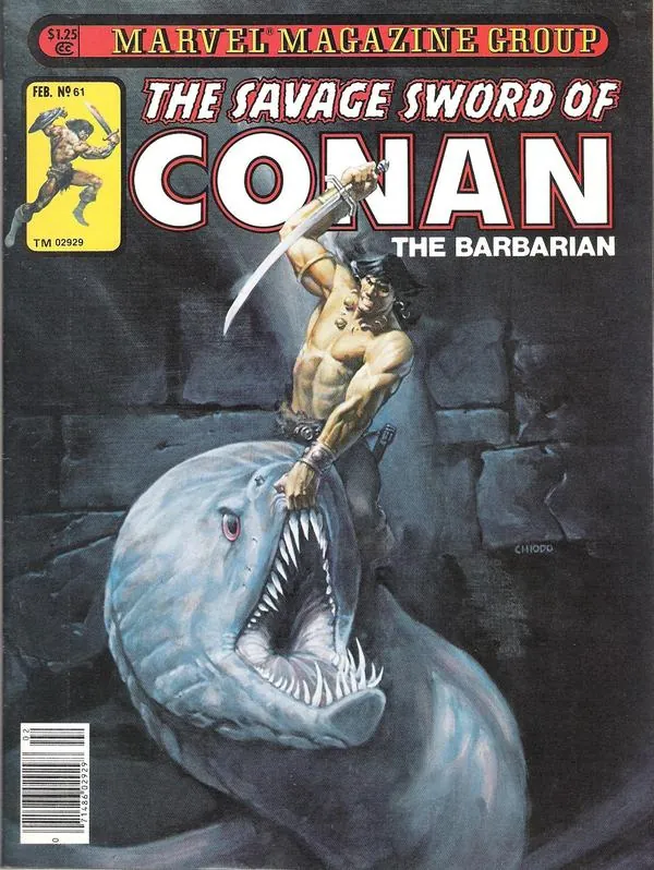Cover of The Savage Sword of Conan #61