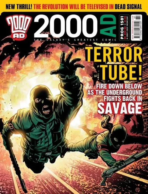 Cover of 2000 AD #1581
