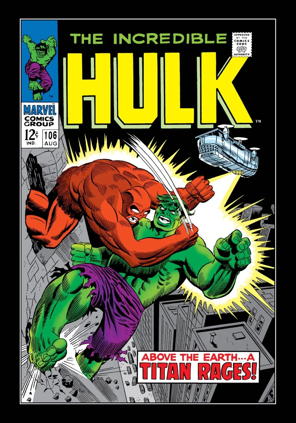 Cover of The Incredible Hulk #106