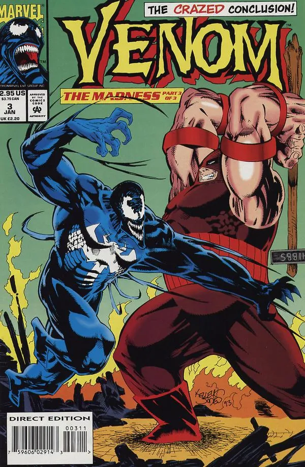 Cover of Venom: The Madness #3