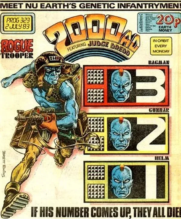 Cover of 2000 AD #323