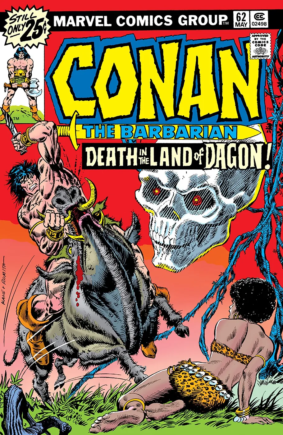 Cover of Conan the Barbarian #62