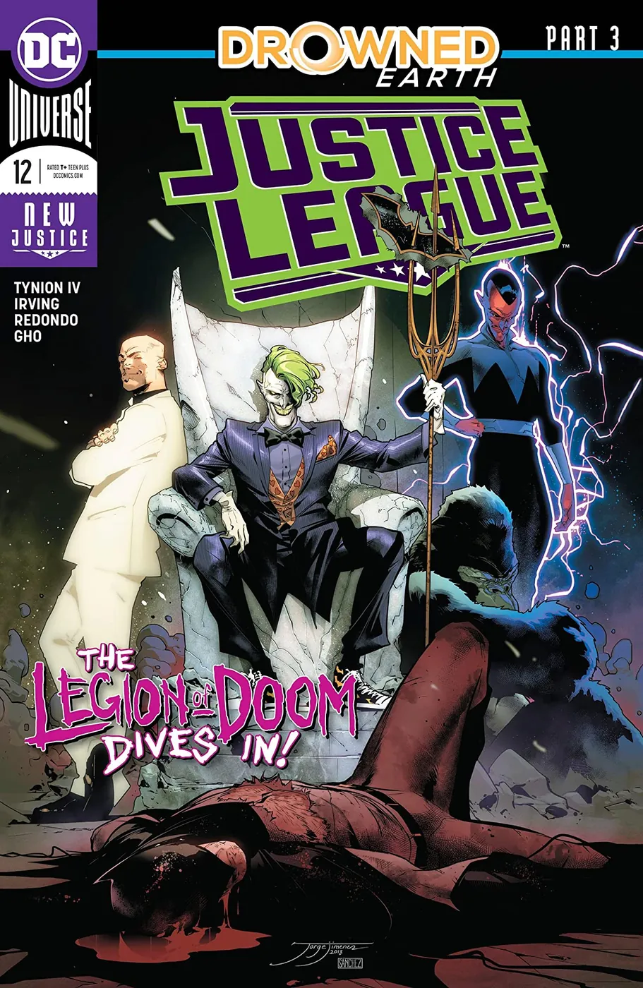 Cover of Justice League #12