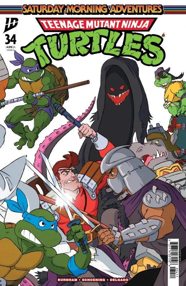 Cover of Teenage Mutant Ninja Turtles: Saturday Morning Adventures #34