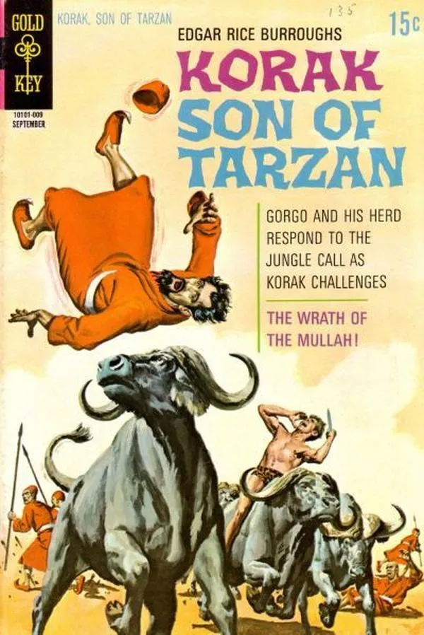 Cover of Edgar Rice Burroughs Korak, Son of Tarzan #37