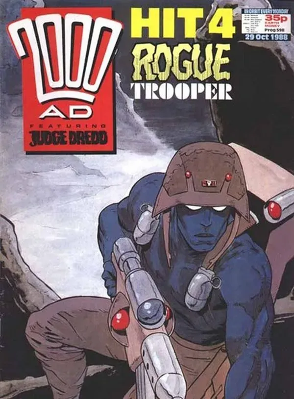 Cover of 2000 AD #598
