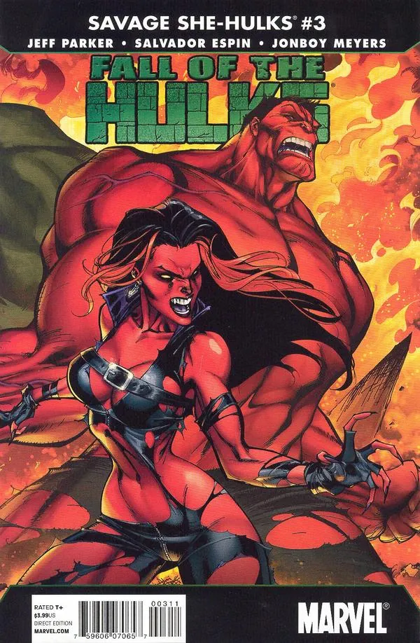 Cover of Fall of the Hulks: The Savage She-Hulks #3