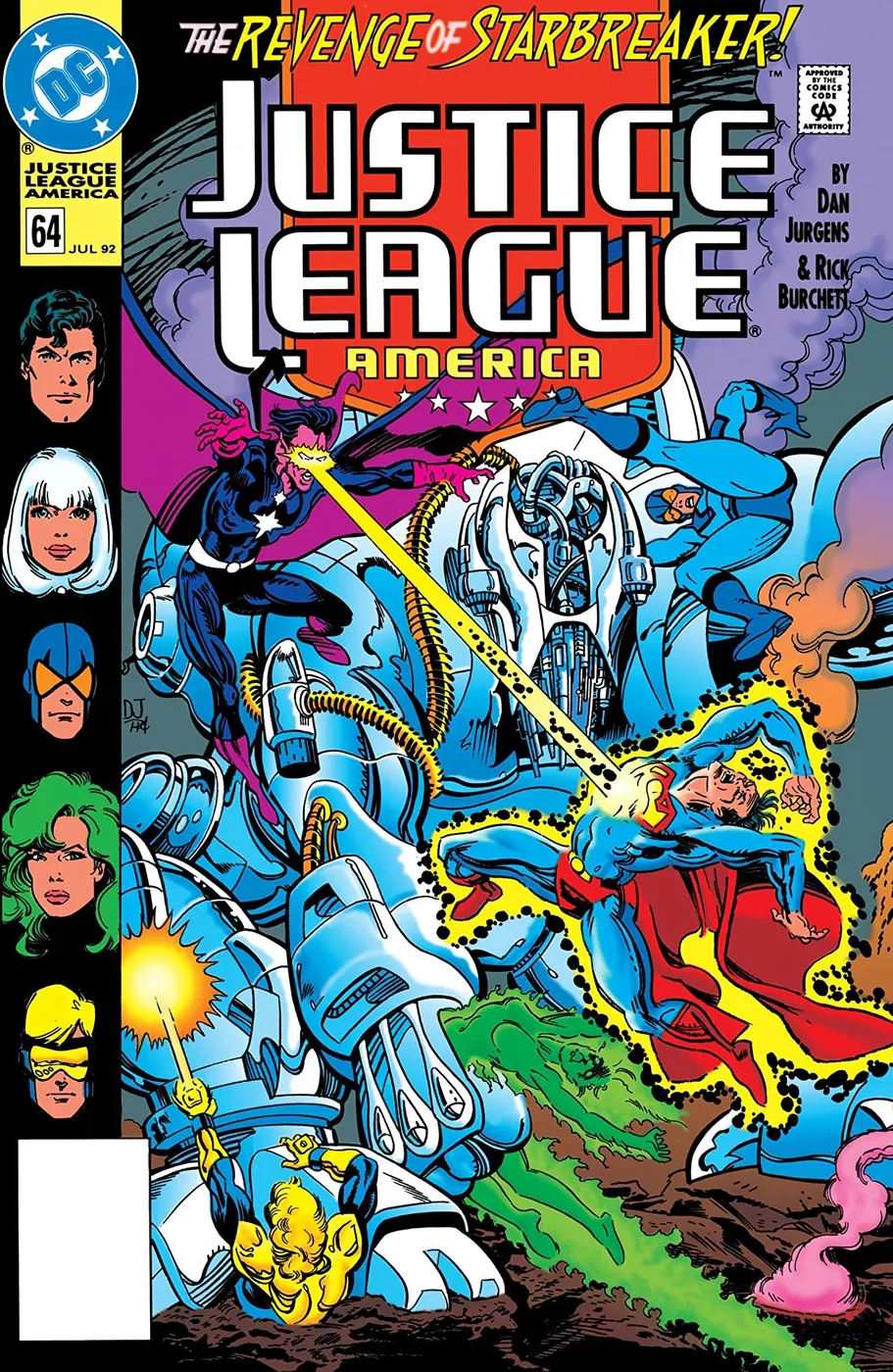 Cover of Justice League America #64