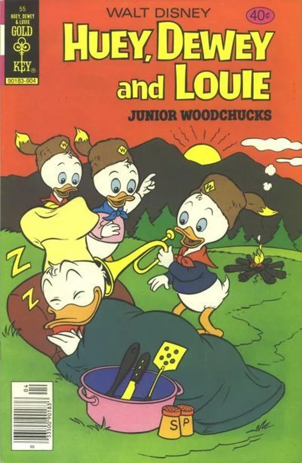 Cover of Walt Disney Huey, Dewey and Louie Junior Woodchucks #55
