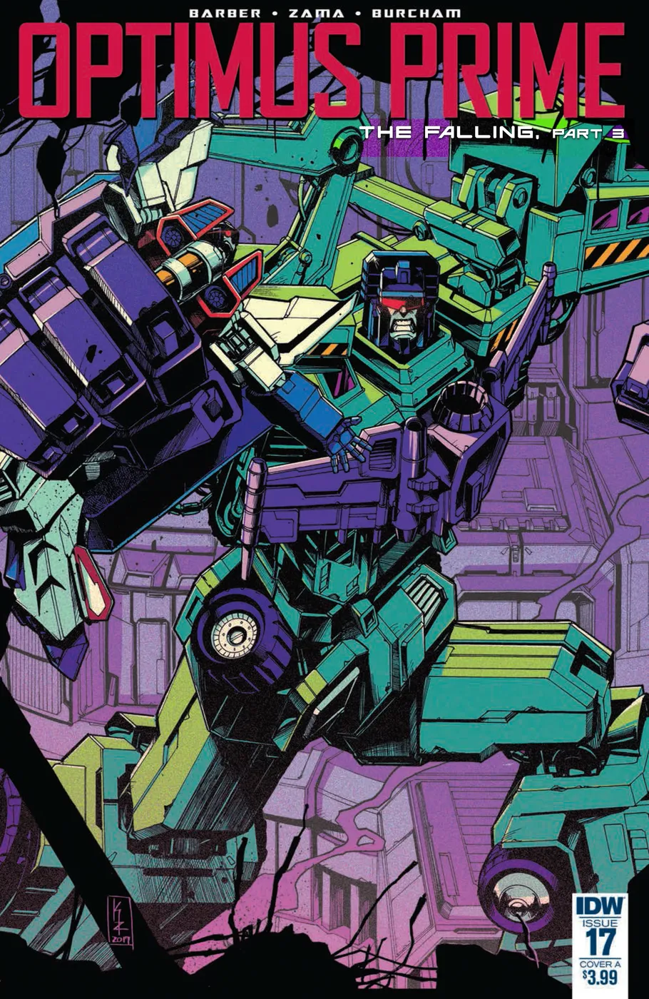 Cover of Optimus Prime #17