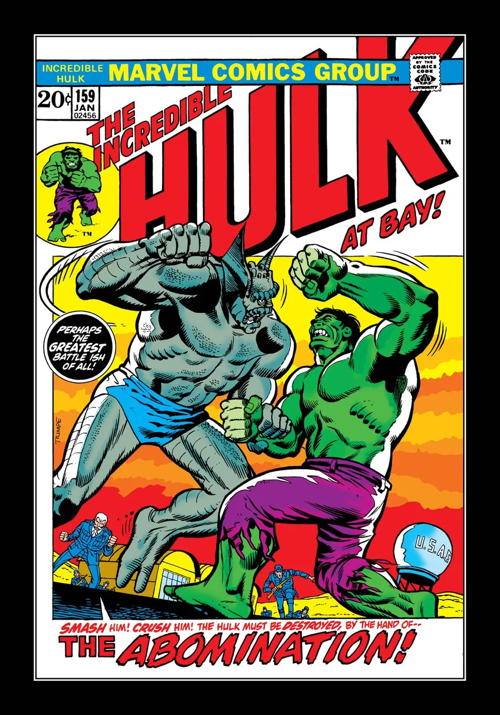 Cover of The Incredible Hulk #159