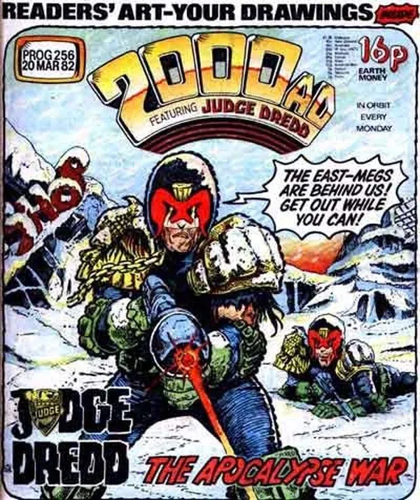 Cover of 2000 AD #256