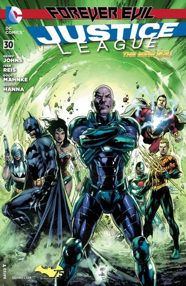 Cover of Justice League #30