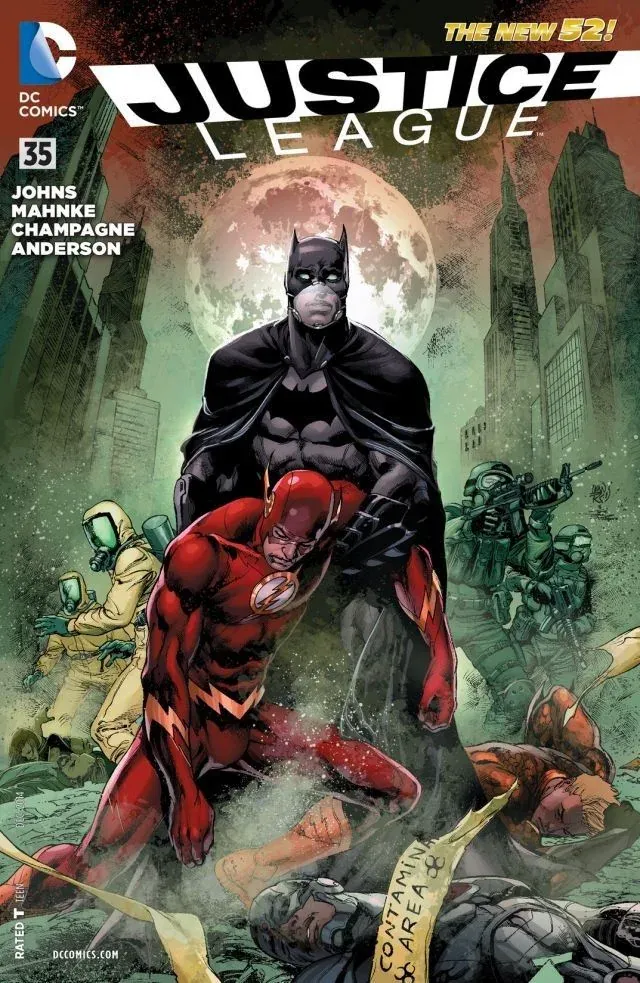 Cover of Justice League #35