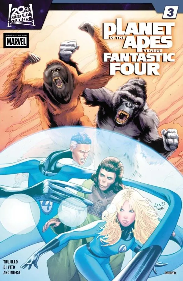 Cover of Planet of the Apes vs. Fantastic Four #3